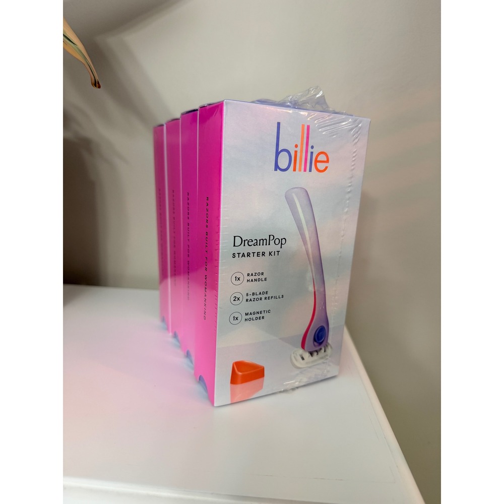 Billie DreamPop Razor Starter Kit Womens 4-Pack Purple Pink NWT